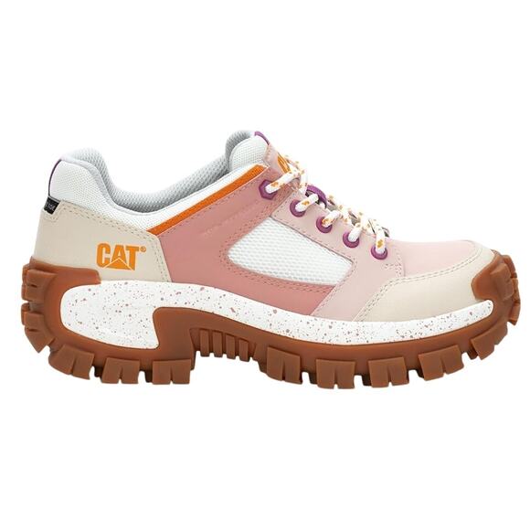 Caterpillar Pink and White Sneakers with Rugged Design - Picture 2 of 14